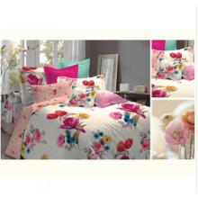 Novo design Jacquard e Print Comforter Set 121077